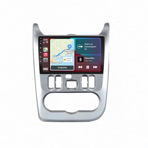 Pantalla Carplay coche inalámbrica 4G+64G con Mirror Link para Lada Lergus