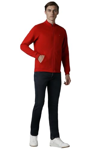 Image of Louis Philippe PolyMen's Cotton Round Neck Sweatshirt