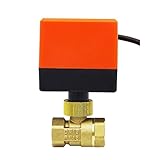 Valvula bola esfera motorizada DN15 DN20 DN25 DN32 DN40 DN50 AC220V AC24V DC12V 2 vias laton calefaccion suelo climatizacion