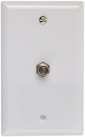 Petra Petra 11-0415 Coaxial Wall Plate (White)