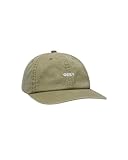OBEY Men's Bold 6 Panel Strapback, Pigment Khaki