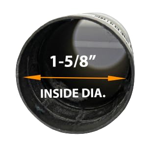 Miniatura 8 de Extensor de poste de valla. Elija color plata, negro, verde. Elija tamaño diámetro 1-58 pulgadas, 1-78 pulgadas, 2-38 pulgadas, y longitud