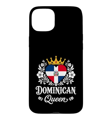 Dominican Queen Dominican Republic Flag Proud Woman �X�}�z�P�[�X iPhone 15 Plus �p