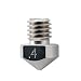 Micro Swiss Plated Wear Resistant Nozzle for LulzBot TAZ 5, TAZ 6, LulzBot Mini, Hexagon Hotend .4mm Brand Name: Micro-Swiss
