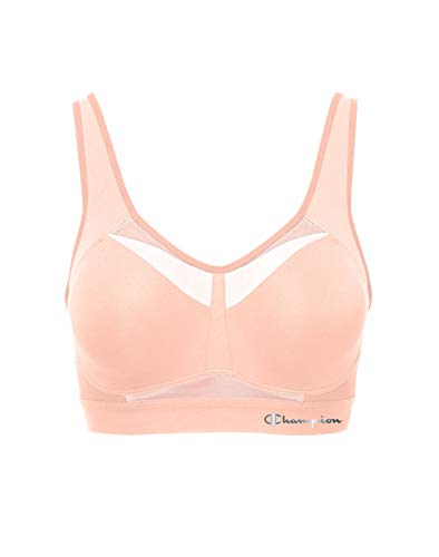 Champion Women's Plus-Size Motion Control Underwire Sports Bra Bra, Primer Pink, 42D