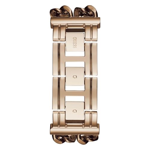 Guess Damen Analog Uhr Heavy Metal mit Edelstahl Armband – Ansicht 2