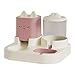 Bothyi Automatic Cat Feeder Waterer Food Feeder Removable Double Bowl Pet Water Food Bowl with Water Dispenser for Laundry Rooms