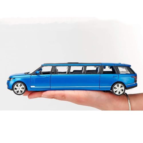 Image of 1:32 Long Range Rover Toy Car for Kids Alloy Diecast Metal Cars with Light Sound Openable Door Pullback