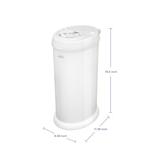 image for Ubbi Steel Diaper Pail, Odor Locking, No Special Bag Required, Award-W