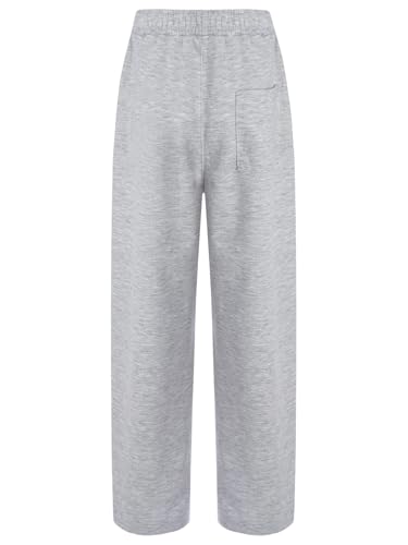 Boys Girls Active Jogger Sweatpants Tracksuit Pants Unisex Casual Straight Leg Trousers with Drawstring Pockets2