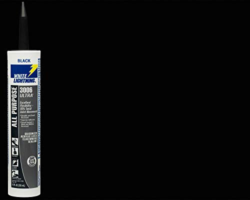 White Lightning W11005010 3006 Sellador Elastomérico Negro 10 fl. oz. miniatura 2