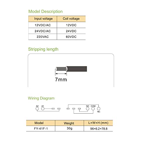 Good Bntai Slim Relay Module Protection Circuit 6A Relay 12Vdc/Ac 24Vdc/Ac 230Vac Relay Socket 6.2Mm Thickness (24Vacdc-Grey) #TOP2
