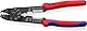 KNIPEX Crimpzange mit Mehrkomponenten-Hüllen schwarz lackiert 230 mm, 97 21 215 B