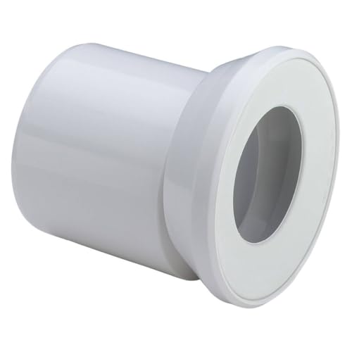 Viega 103231 WC-Anschluss-Stutzen Modell 3815.1, DN 100 x 155 mm, weiß