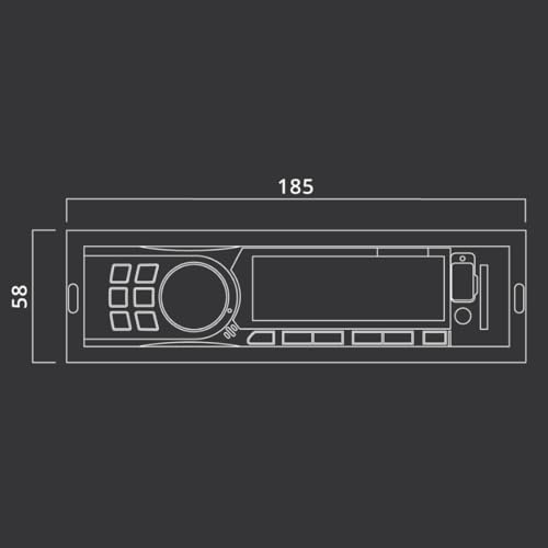 Autoradio bluetooth 195 Bluetooth - vue 8