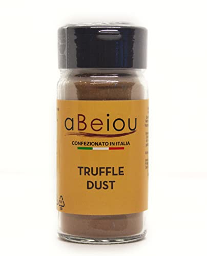 aBeiou. Poudre de truffe 50g extra gourmet 100% italienne extra gourmet, bouchon doseur pour assaisonnement, sans conservateur avec de la vraie truffe d'épicerie fine italienne, cadeau idéal Cover