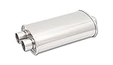 Vibrant 1111 Oval Stainless Steel Muffler