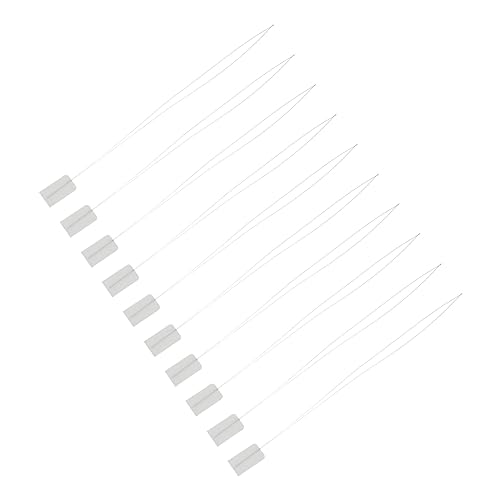 CIMAXIC Essential Beading Tools 10 Straight Thread Needles Beaded Opened Needles for Arts Crafts and Jewelry Creation