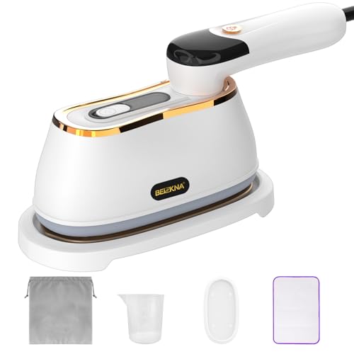 Travel Steam Iron Clothes Steamer 1200W LCD Screen 2 in 1 Mini Portable Handheld Steam Generator...