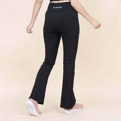 Image of 3rd Planet Women's High Waist Activewear Leggings | 4-Way Stretch, Sweat-Wicking, Non-See-Through Gym & Yoga Tights with Side Pockets | Comfortable Slim Fit Pants for Workout, Running & Fitness