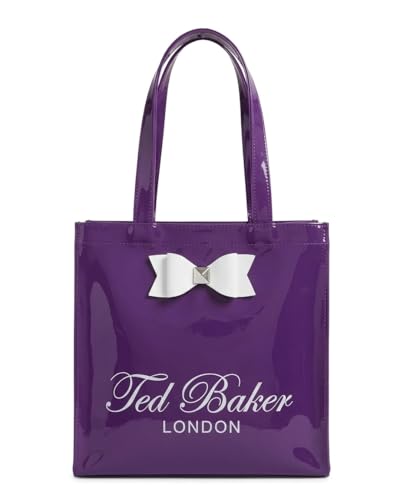 Image of SEA MOUNT Ted Baker London Multipurpose Tote Bag with Signature Bow Detail Spacious Travel Carryall, Everyday Shopping Organiser, Durable Shoulder Handbag for Work, Office, Travel & Daily Essentials