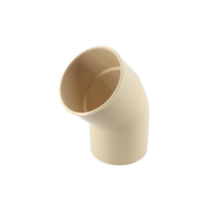 Coude 20 mâle femelle 80, sable, pour descente PVC