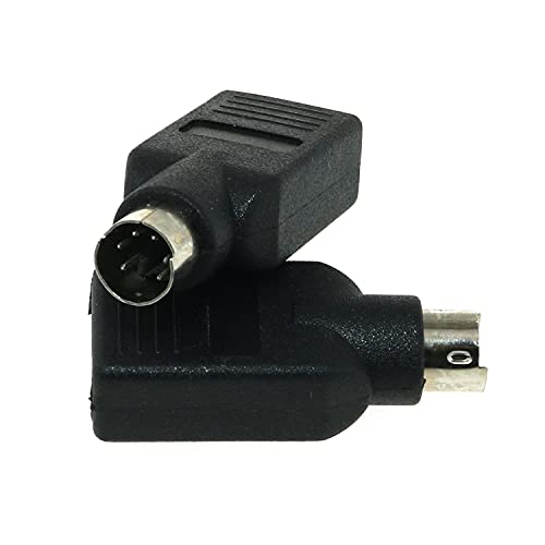 Dgzzi Usb To Ps2 Adapter 2Pcs Black Usb Female To Ps/2 Male Converter Adapter For Mouse And Keyboard #TOP5