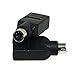 DGZZI USB to PS2 Adapter 2PCS Black USB Female to PS/2 Male Converter Adapter for Mouse and Keyboard