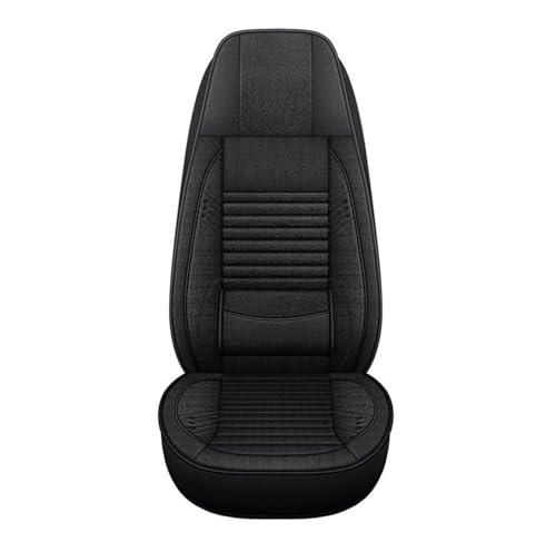 RRKBDQEL Protector Asientos Fundas para Scania Linen Universal Truck Bus Big Auto Funda De Cojín para Asiento(Black Style 3)