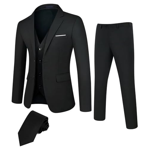 Men Business Groomsmen Regular Fit Tuxedo Jacket Trousers Lapel Formal Stylish Set2