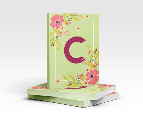 Image of AccuPrints Initial C Premium Soft Bound Notebook Diary |Size 21 x 14.5 cm| for Girls and Women (A5,192 Ruled Pages, 80 GSM) Personal Diary