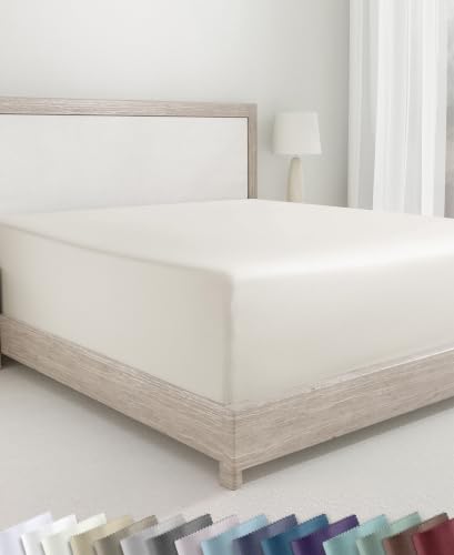 California Design Den 100% Cotton Sateen Deep Pocket Queen Fitted Sheets - image 1