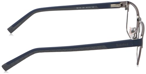 Gafas Timberland TB1754 azul mate de hombre con montura rectangular 3