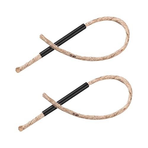 POPETPOP 1 Jeu Fusible Bloc Allume-feu Ficelle De Coton Sifflets pour Enfants Remplit Ventouse De Soudure Ficelle De Cuisine Corde De Départ De Feu Entrée Mèche Alliage D'aluminium 2 Pièces