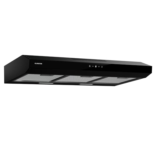 Klarstein Campana Extractora Cocina con Luces LEDs, Extractor con Filtro Aluminio y Panel Táctil,...