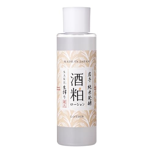 凜白生搾り 酒粕モイスチャーローション 400mL〈化粧水 保湿 透明感 白美肌 酒かす 日本酒 W発酵成分 正規品〉