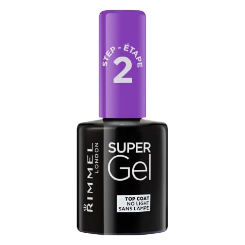 Esmalte de uñas Rimmel London Super Gel Top Coat Cover
