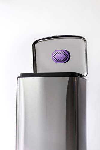 Image of remodeez Trash Can Diaper Pail Recycling Bin Deodorizer Eliminator Odor Absorber-Nontoxic Coconut Activated Charcoal, Purple