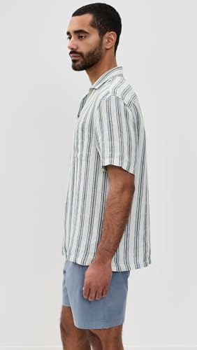 Faherty Men's Palma Linen Camp Shirt4