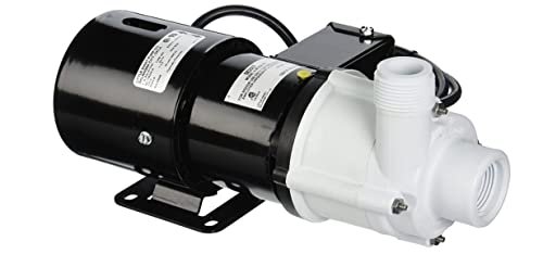 Little Giant 4-MDQX-SC 115-Volt, 1/10 HP, 1225 GPH, Magnetic Drive Aquarium Pump, 6-Ft. Cord, Black/White, 582507 - Thumbnail 2