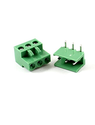 Set 10 Bloques Terminales Pluggable 3P Verde miniatura 2