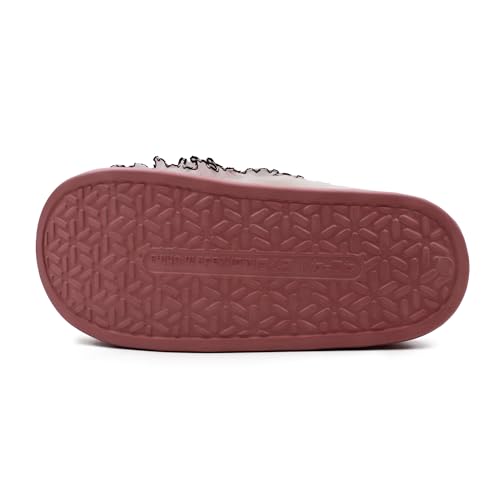 Image of VRITRAZ Women's Comfort Slip On Closed Toe Warm Winter with Cute Design print House Clog Indoor Slipper