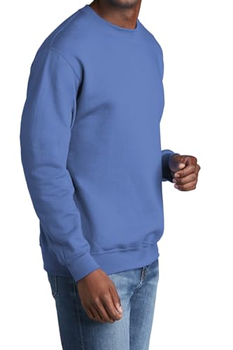 Men's Long Sleeve Soft & Cozy Casual Elegance Core Comfort Fleece Classic Crewneck Sweatshirt, Sizes S-4XL3