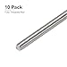 DTGN M3x0.5x30mm(DxPxL) Fully Threaded Rod - 10Pack - Good for Machinery - 304 Stainless Steel Right Hand Thread Rods Bar Studs - Silver