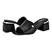 Calvin Klein Women's Rowena Heeled Sandal, Black 001, 6.5