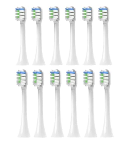 12 �����u���V�w�b�h�݊��� SOOCAS V1/X1/X3/X5/X3U/X3PRO/v1/v2 ���g�d�����u���V�\�t�g�уm�Y��(White)