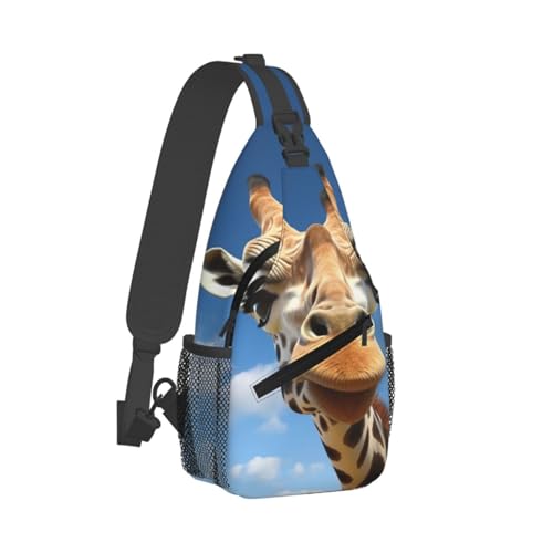 Sling Bag para Mujer y Hombre estilo Crossbody Negro miniatura 7