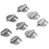 TOPBATHY 8 Stück Nähmaschinenteile mit Edelstahl Rollsaumfuß und Spiralsaumgerät Universeller Saumfuß für Präzise Stoffkanten Zubehör für Nähmaschinen im Hobby und Heimgebrauch