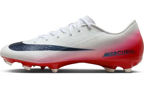 Nike Mercurial Vapor 16 Academy LV8 Multi-Ground Low-Top Soccer Cleats (University Red/Dark Obsidian)