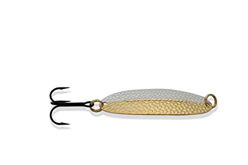 Williams Wabler, Medium - Silver & Gold Nu-Wrinkle - W50HN Fishing Lure - 2-5/8" long - 1/2 oz